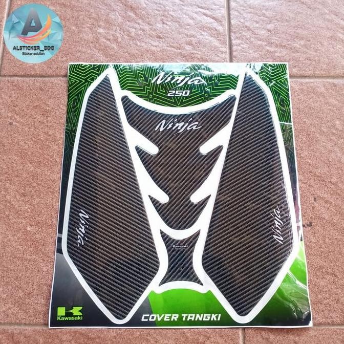 Emblem timbul tangki ninja 250 fi 2018 2020 / Tankpad ninja 250 fi