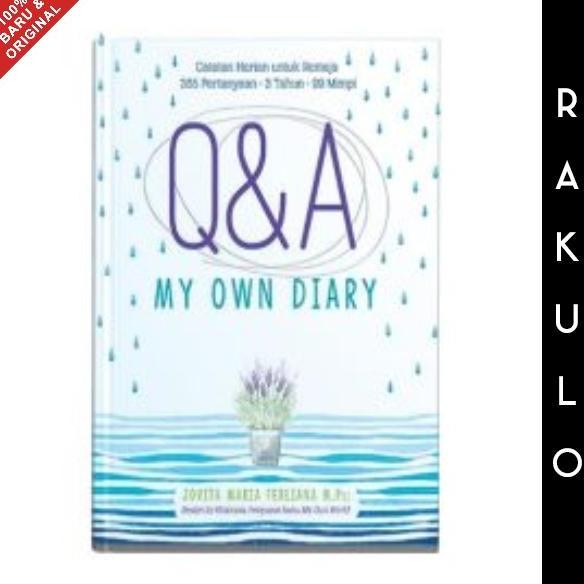 

READY Buku Q & A Q&A MY OWN DIARY - Catatan Harian untuk Remaja NEW