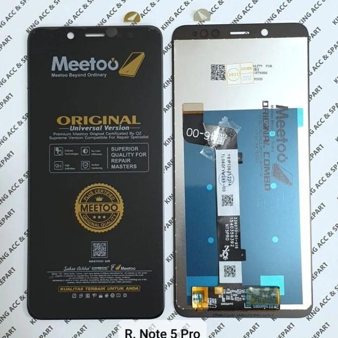 TERMURAH - ORIGINAL MEETOO - LCD TOUCHSCREEN XIAOMI REDMI NOTE 5 / NOTE 5 PRO