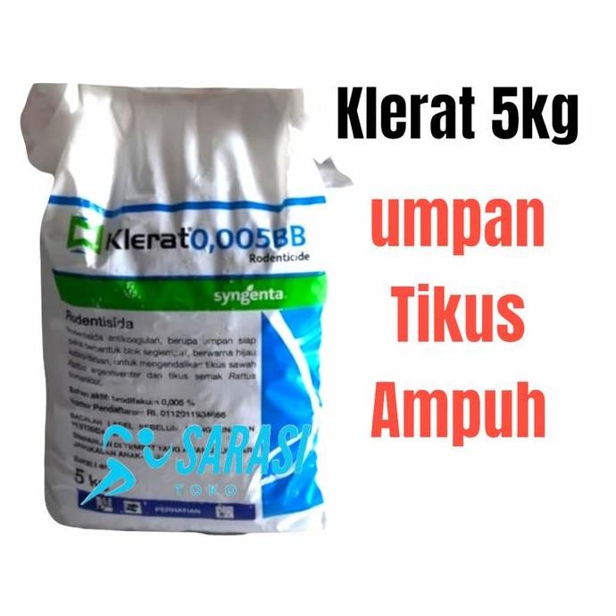 TERBARU - Klerat 5 kg Racun tikus