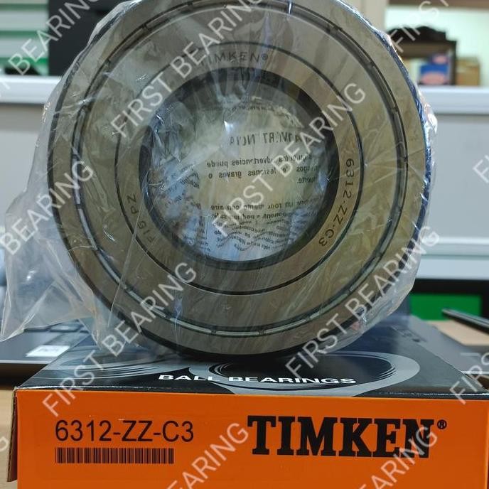 Bearing Lahar TIMKEN 6312 ZZ C3 , 6312ZZC3 , 6312-2Z C3