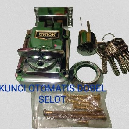 Kunci Otomatis Pintu Besi Doble Selot/Kunci Otomatis Union