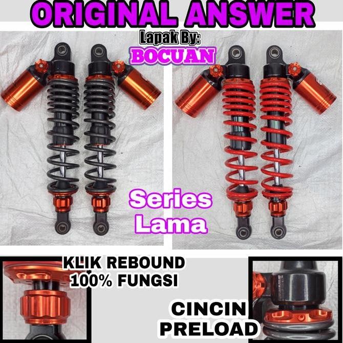 shock answer 270 320 340 rxking bebek w175 ter shockbreaker belakang