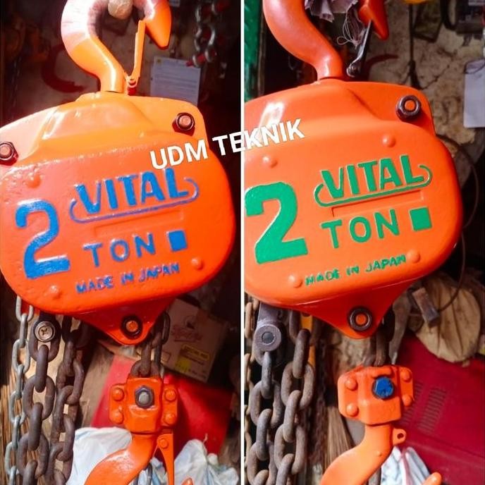 CHAIN BLOK / TAKAL / TAKEL / KATROL 2Ton VITAL BERGARANSI
