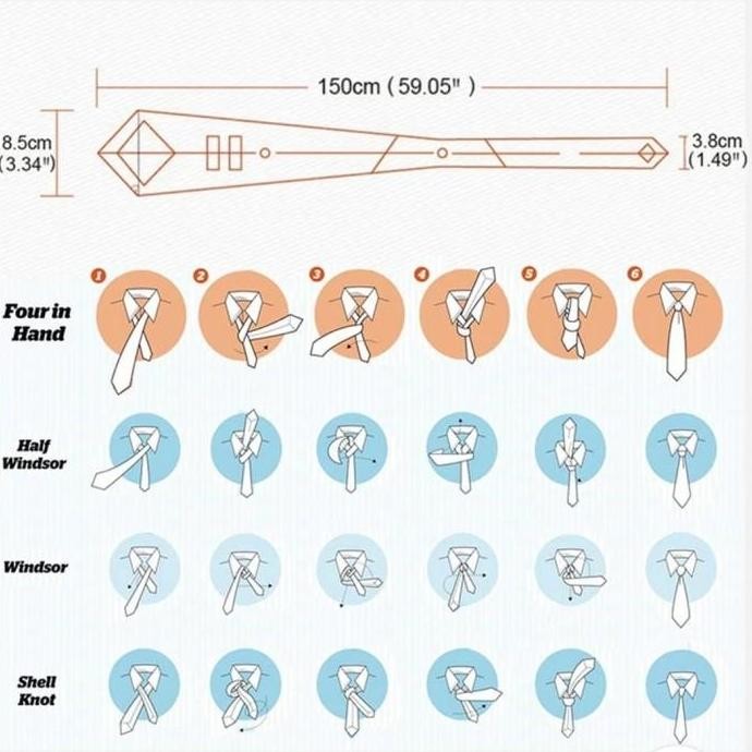 ready Dasi Pria Dasi Panjang Dasi Satin Polos Biru Langit 3 Inchi 8 Cm