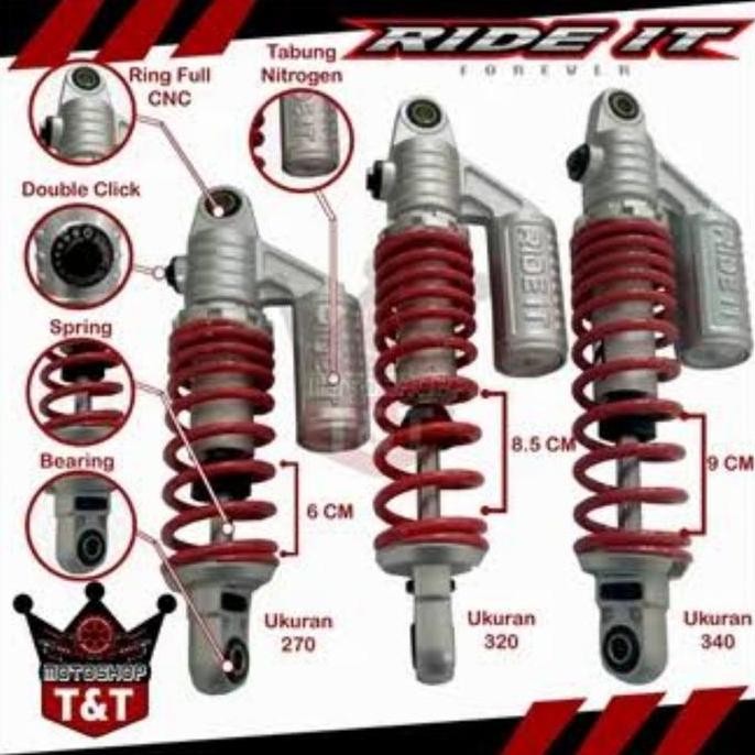 Shock shockbreaker Rideit Tabung GP model Kayaba Tabung