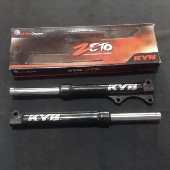 Tabung shock depan kyb zeto mio sporty,jupiter mx,jupiter z1 hitam.
