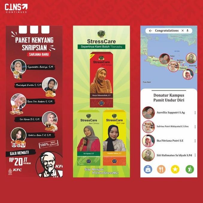 X Banner Wisuda Sidang Skripsi Custom Bisa Request Desain