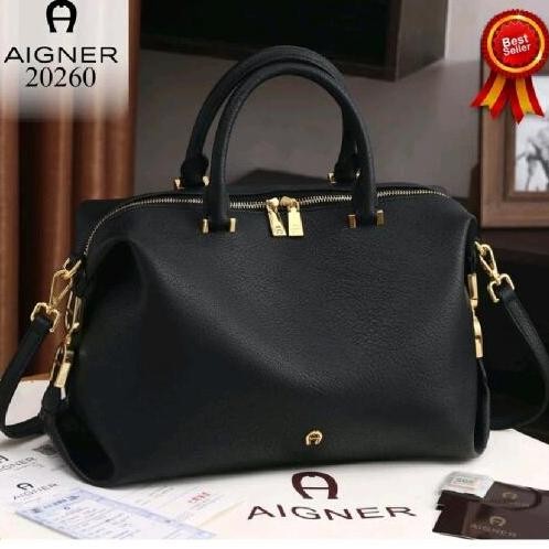 baru AIGNER ROMA 20260 handtasche generbtes/ Tas branded wanita batam