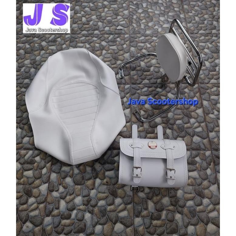 Premium Aksesoris Vespa Matic Primavera Dan Sprint / Backrack Touring Vespa Matic / Aksesoris Vespa