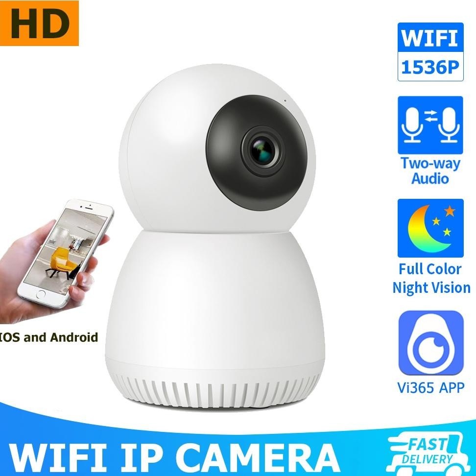 NEW V380 PRO cctv SNOWMAN mini Smart Indoor IP Camera Full HD 1440P 3MP PTZ Kamera 360 Lihat Kamera 