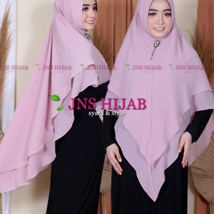 Khimar Namirahijab Cerutykhimar Khimar 2 Layerhijab Ceruty Jns Hijab