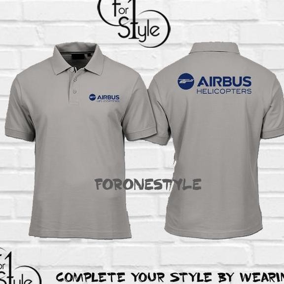 Baju Kaos Polo Airbus Helicopters Poloshirt Airbus Helicopters