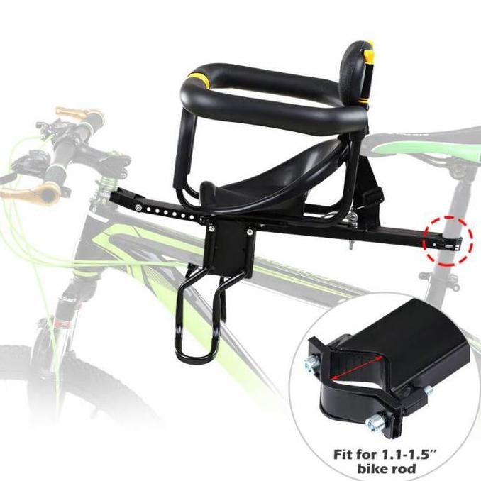 Lixada Boncengan Depan Anak Sepeda Lipat Child Safety Front Seat