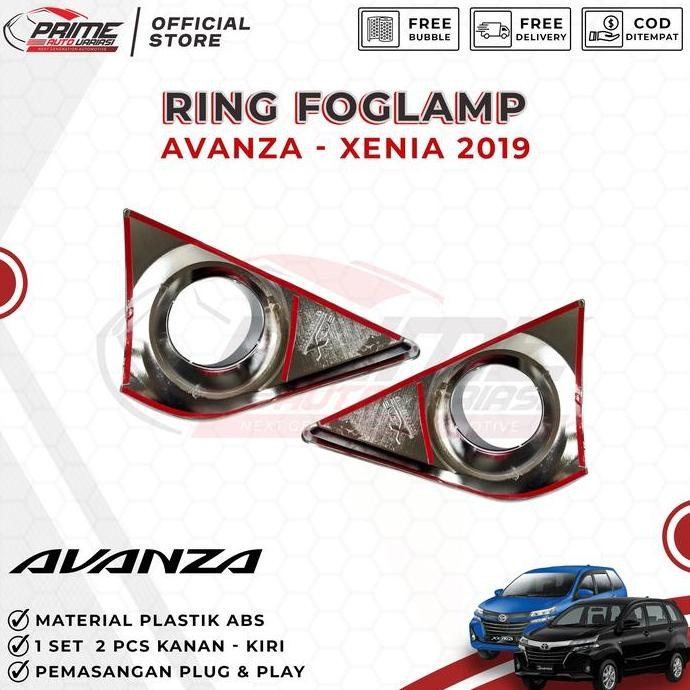 cover foglamp ring foglamp Avanza Xenia 2019 chrome