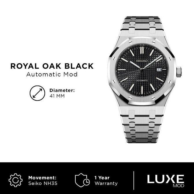 Seiko Royal Oak Black  NH35