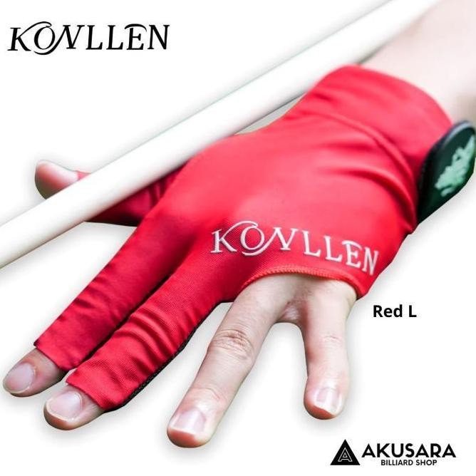 Konllen Pro Glove Kl Lycra Glove Sarung Tangan Billiard Open Finger