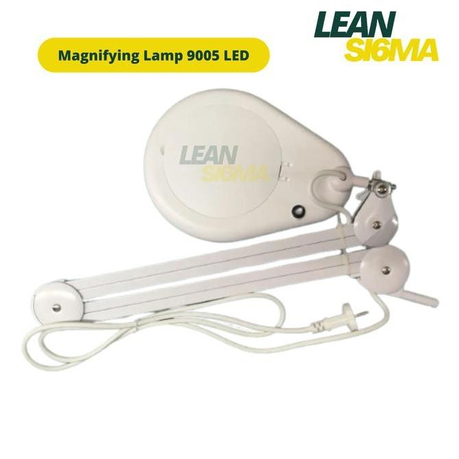 

MAGNIFYING LAMP 9005 LED MAGNIFIER GLASS 5D 8D KACA PEMBESAR DIOPTER