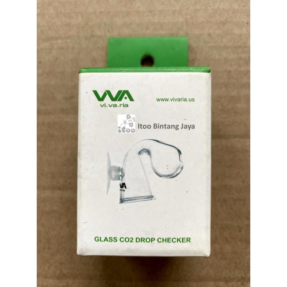 Vivaria Co2 Glass Drop Checker Alat Indicator Co2