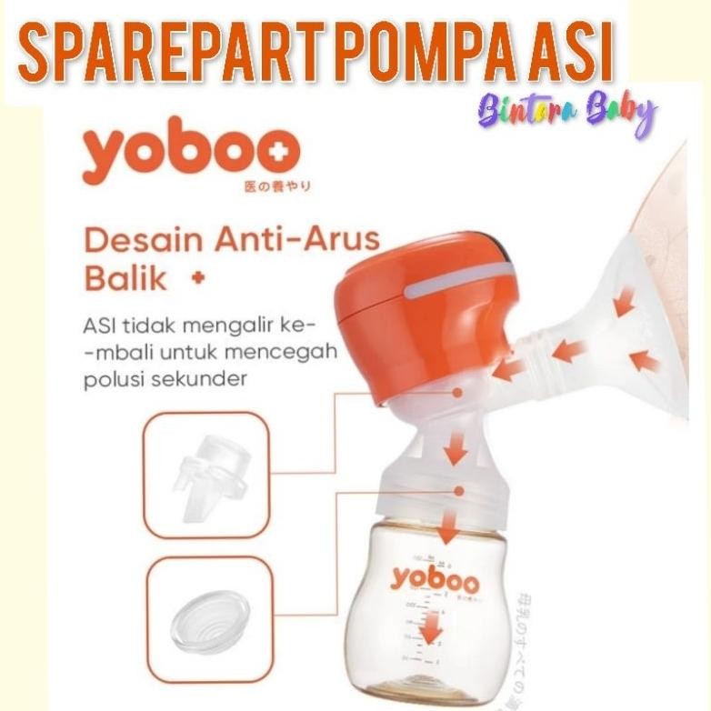 Sparepart Pompa Asi Yoboo Electric Breast pump Accesories / Diafragma Corong Silikon Valve YB 0002  
