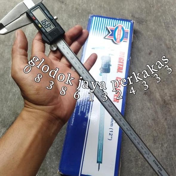 

Dital Caliper Stainless 12 Inch 300 Mm Smat Jangka Sorong Electric