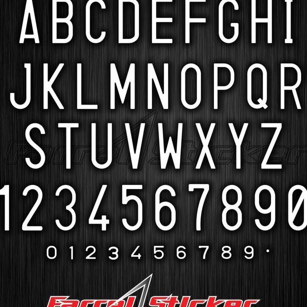 

Stiker Angka Stier Plat Nomor Motor