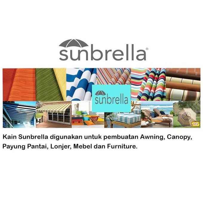 KAIN CANOPY AWNING SUNBRELLA UKURAN 1.50 Meter