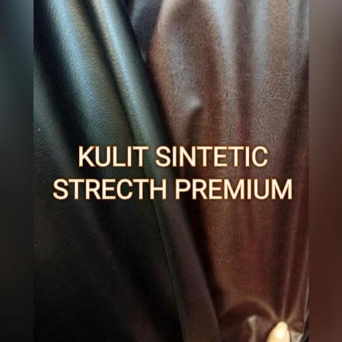 bahan kain kulit sintetis/kulit strech
