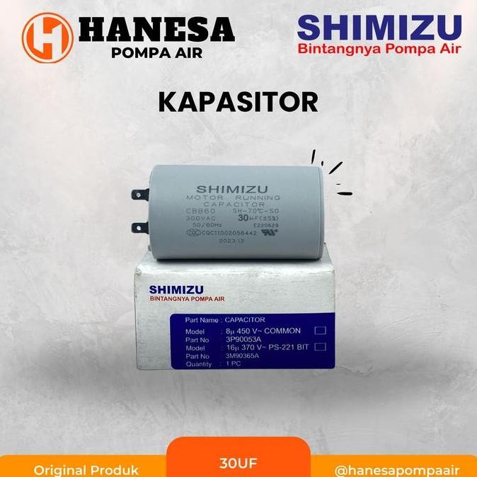 KAPASITOR SHIMIZU 30 UF / SHIMIZU CAPACITOR 30 UF