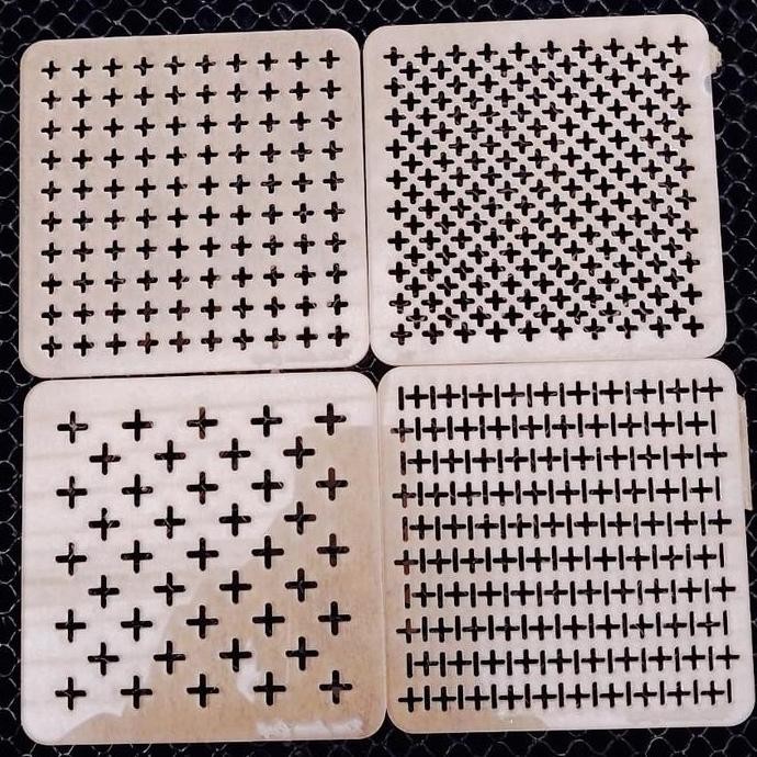 

M2 Sashiko Template acrilic Akrilik Basic