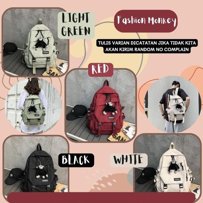 

Miliki Tas Sekolah Ransel Backpack Cowok Cewek Smp Sma Smu Kuliah Murah Tas Fashion Monkey