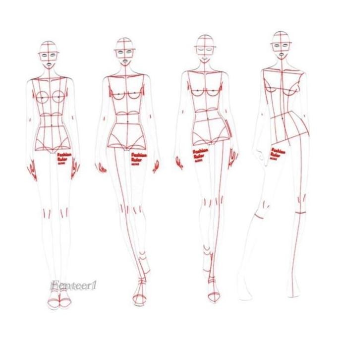 

Fashion Sketching Ruler Sg Penggaris Pola Busana Jahit