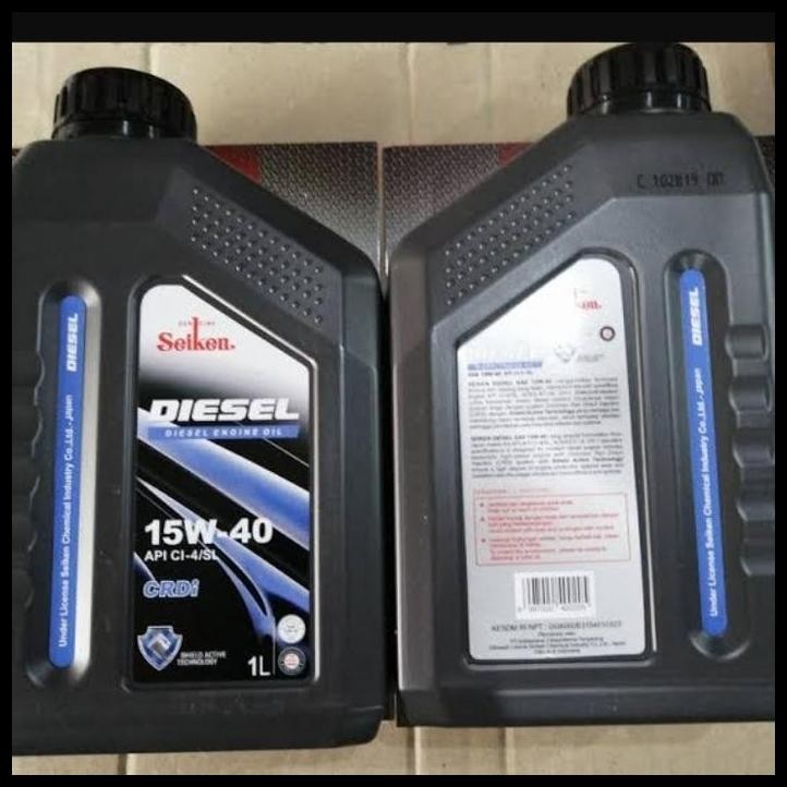 BEST DEAL OLI MESIN SEIKEN DIESEL 15W-40 KEMASAN 1 LITER 