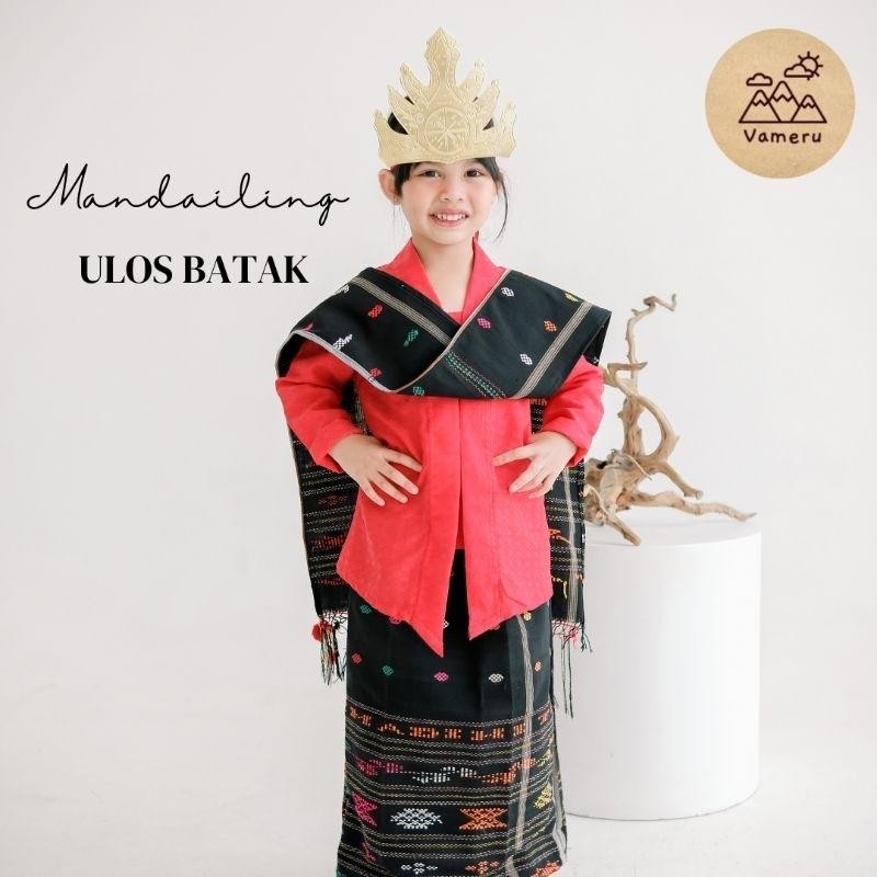Baju Adat Anak Batak Mandailing Ulos Vameru Eksklusif
