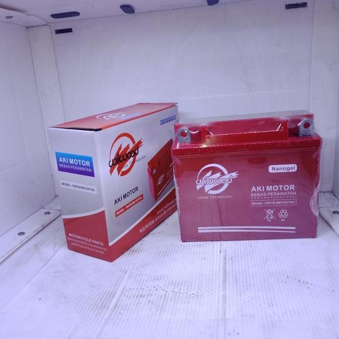 Aki Kering Tiger 12V7Ah Nanogel Wilwood Japan Technology