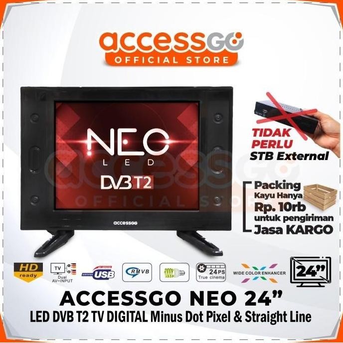 ACCESSGO NEO LED 24 Inch DVB T2 TV DIGITAL