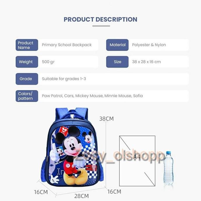 

Spesial Tas Ransel Anak Sekolah Sd / Primary School Backpack [ 38 ]