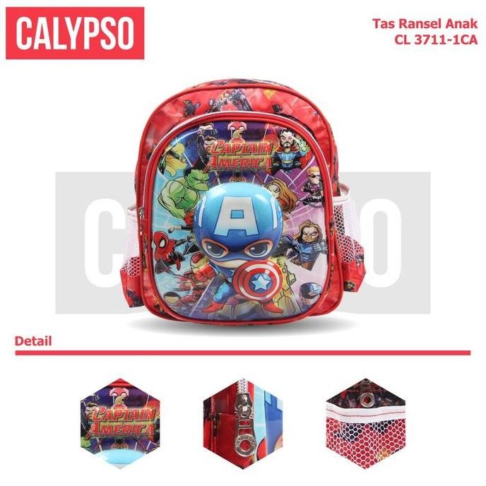 

Terjangkau Tas Ransel Anak Laki Tk / Paud Kartun Calypso 3711 / Backpack Sekolah