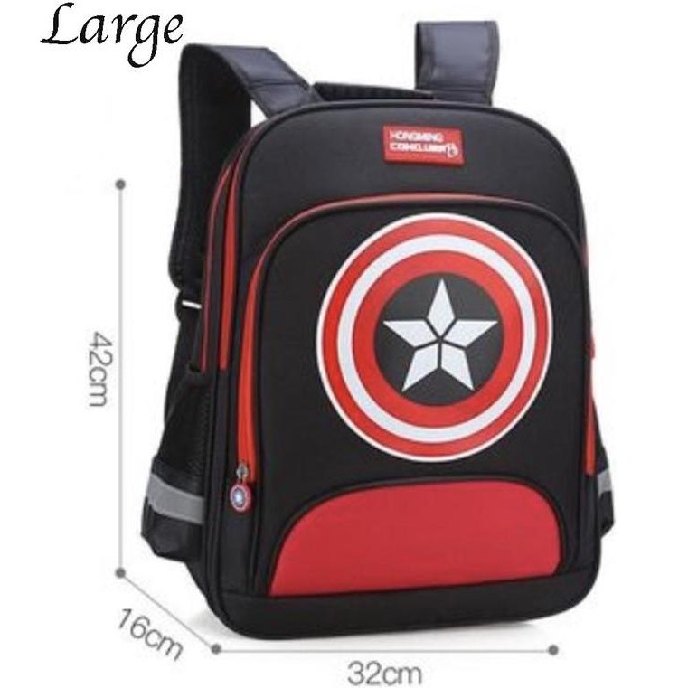 

Diskon Wwh17 Tas Sekolah Anak Sd Ransel Tahan Air Captain Backpack Import Tkm