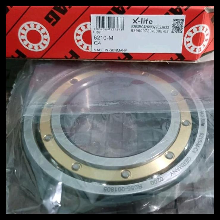HOT DEAL BEARING 6210 M/C4 - 6210 MC4 F A G GERMANY 