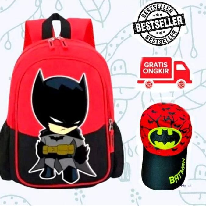

Miliki Tas Sekolah Anak Tk/Sd Dan Topi Anak 2In1 Tas Ransel Anak Laki Laki Ransel Sekolah