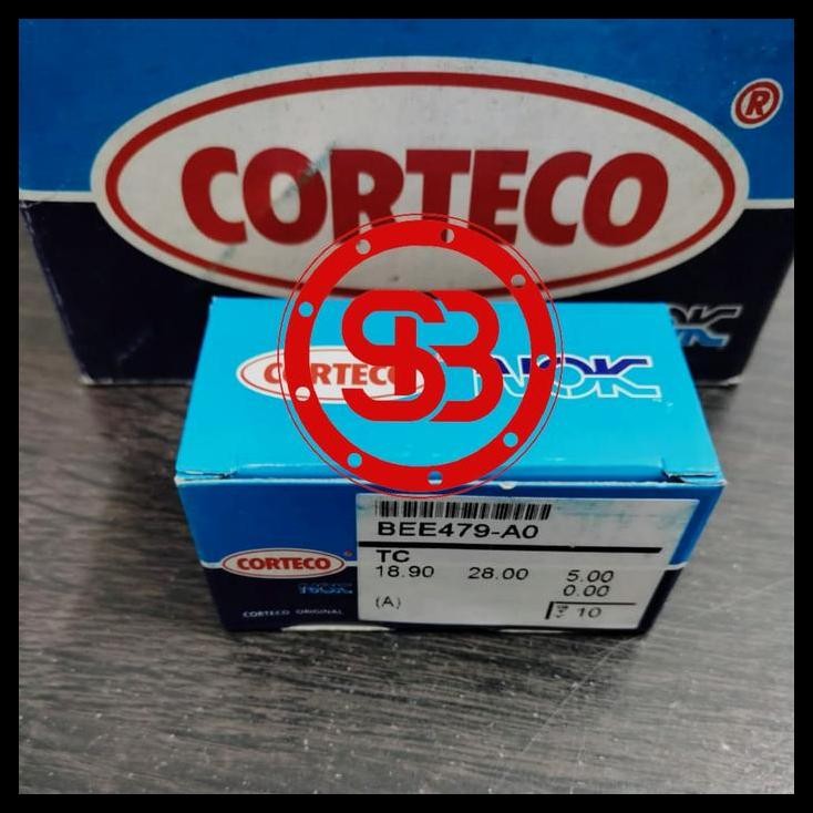 DISKON OIL SEAL TC 18.90 28.00 5.00 / 18.9 28 5 / 18.9X28X5 NOK CORTECO 