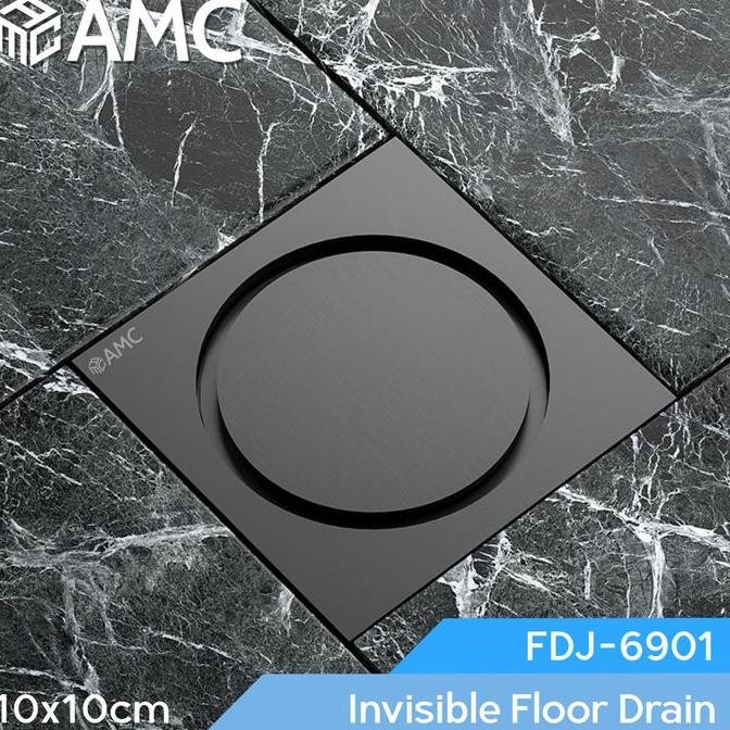 AMC FDJ 6901 Invisible Floor Drain Saringan Got Kamar Mandi Anti Bau