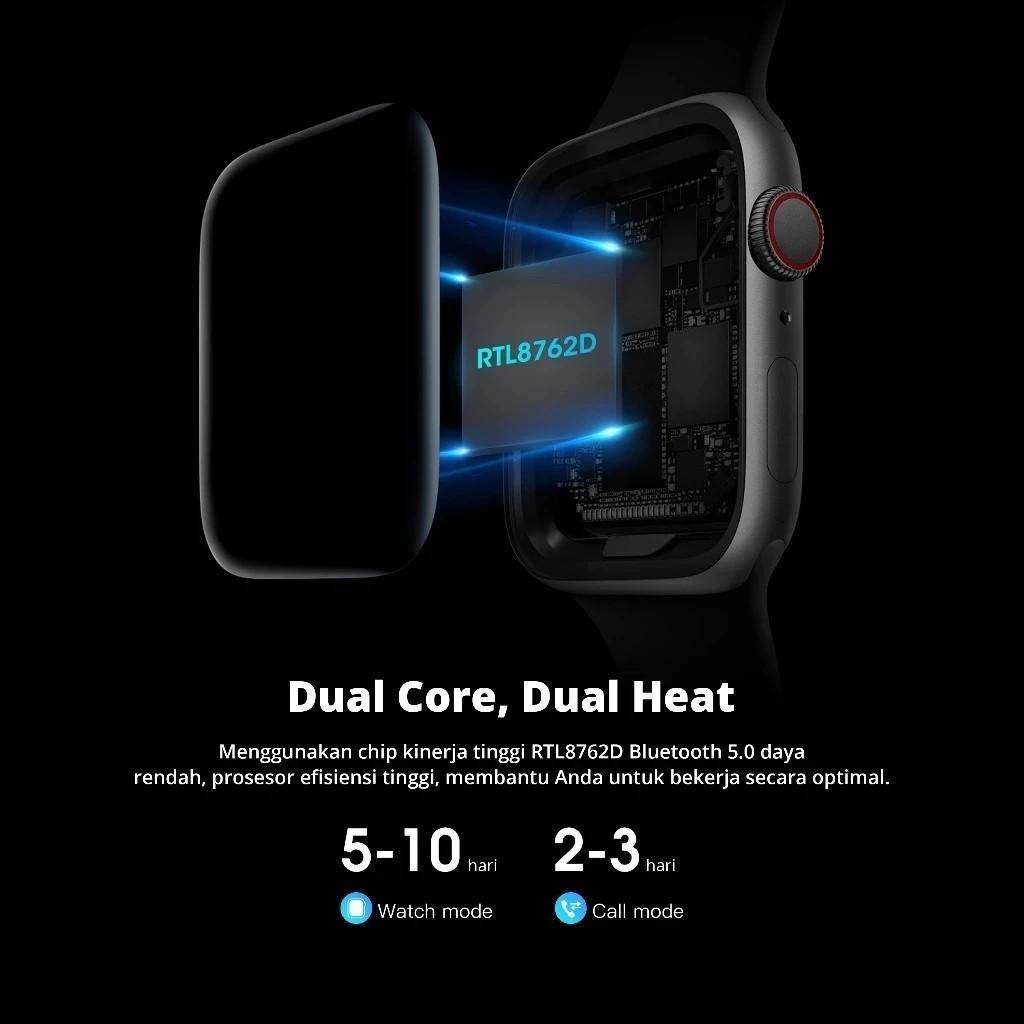 Uhs New(100 Original) S10 Pro Max Smartwatch Amoled Series 10 Bisa Gps Nfc Black & Silver & Pink Wat