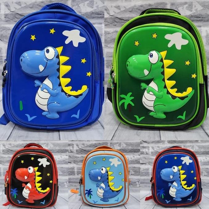 

Miliki Ransel Anak Paud Cowok 12 Dinosaurus Tepak Premium Tebal