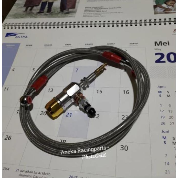 Stut Kopling Hidrolik Satu Set Selang Rem Pnp Klx Crf R15 Ninja Fu Dll