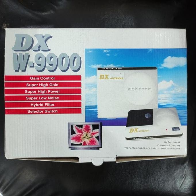 TERBARU - Booster Antena TV DX W 9900 Asli