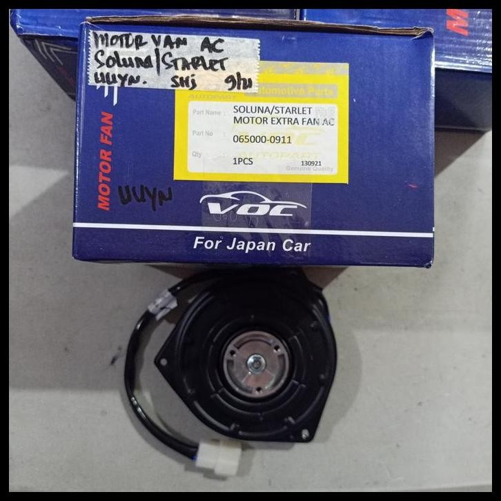 HOT DEAL VOC MOTOR EXTRA FAN AC 065000-0911 TOYOTA STARLET, SOLUNA, BALENO 