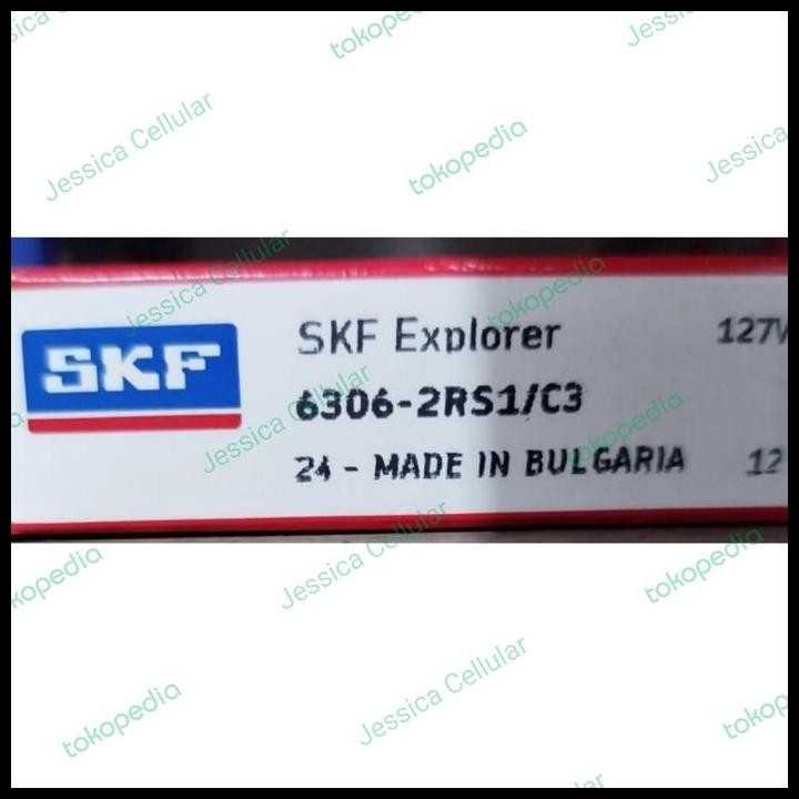 DISKON BALL BEARING 6306 2RS C3 SKF / 6306 2RSC3 SKF 