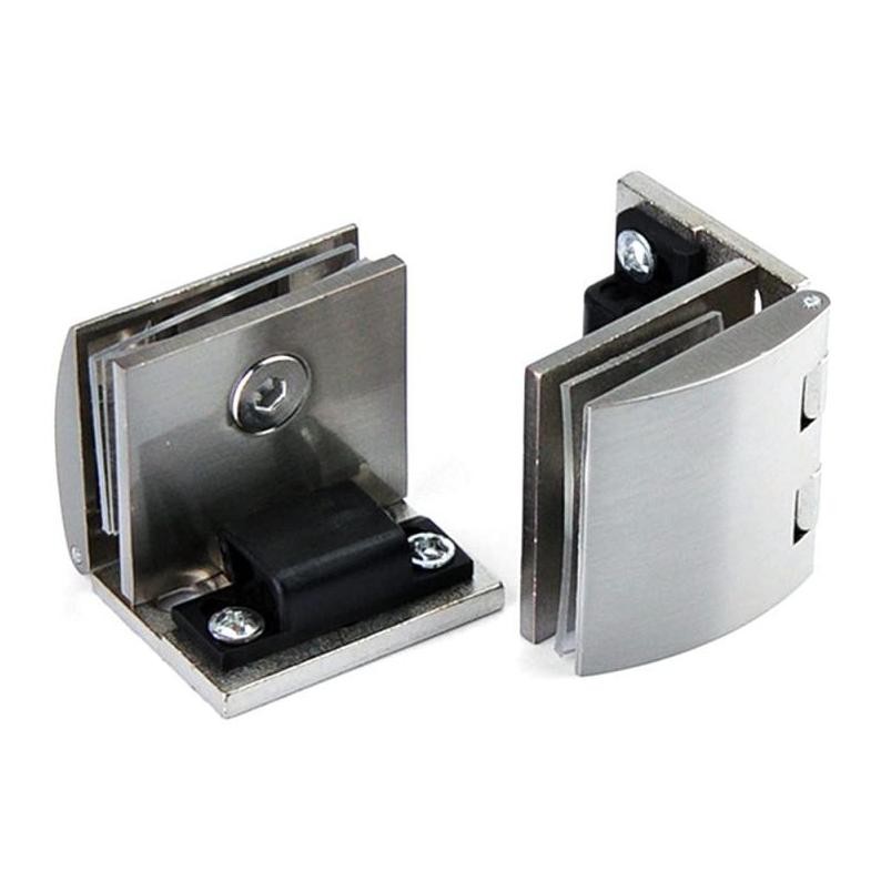 Premium Engsel Jepit Pintu Lemari Kaca 90 Derajat Engsel Kaca Showcase Samping Hinge Glass Cabinet H